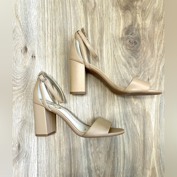 Women's Circus by Sam Edelman Oleana Ankle Strap Block Golden Caramel size 7 - Picture 5 of 5
